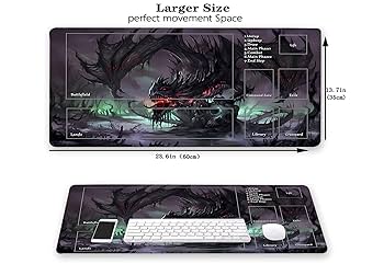 Amazon | MTG プレイマット ゲームプレイマット MTG TCG 24 x 14
